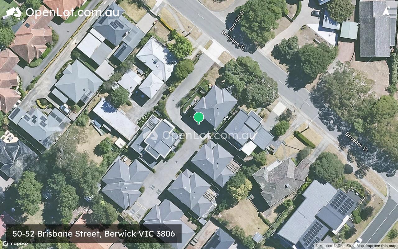 Satellite image for 50-52 Brisbane Street, Berwick VIC 3806