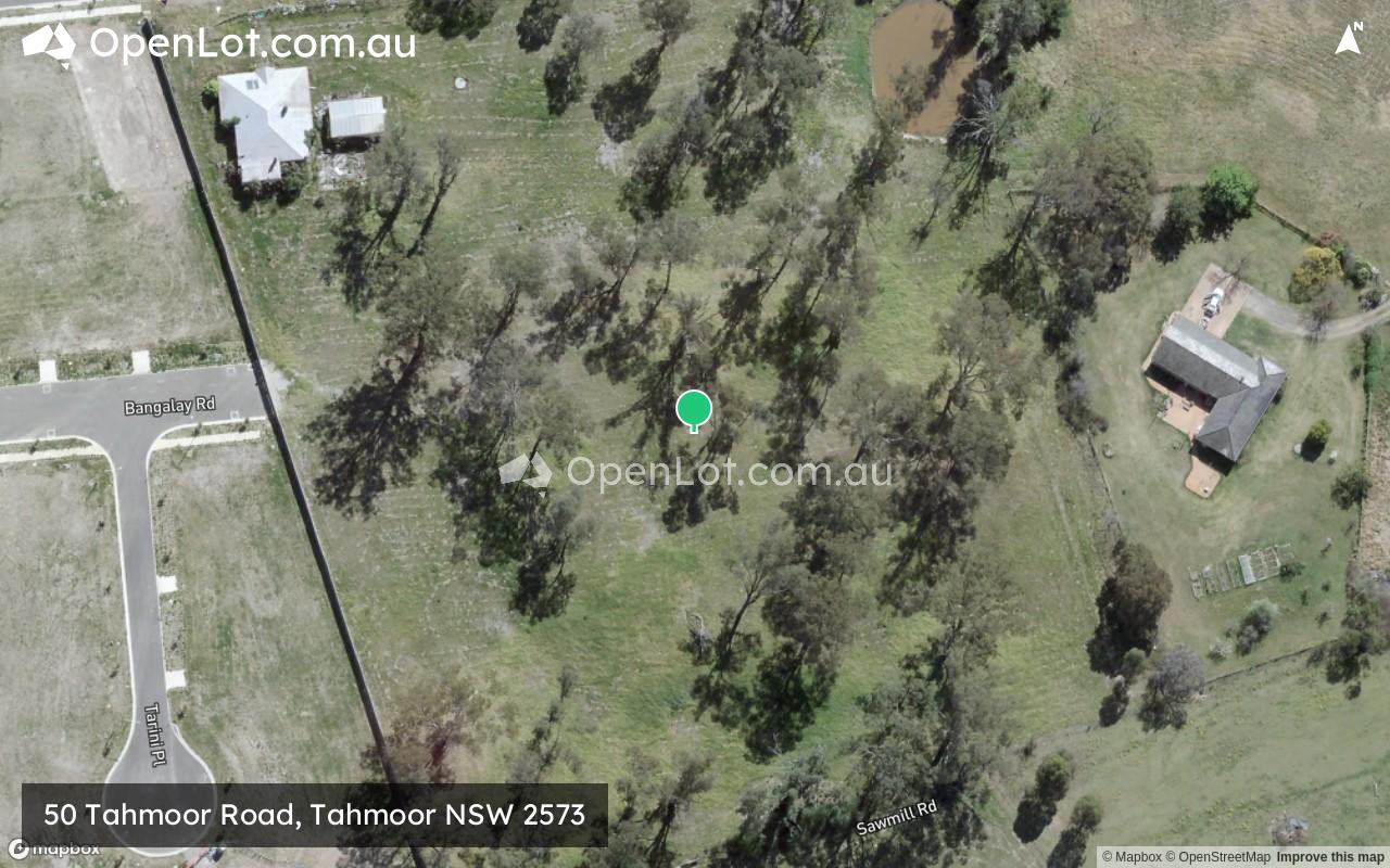 Satellite image for 50 Tahmoor Road, Tahmoor NSW 2573
