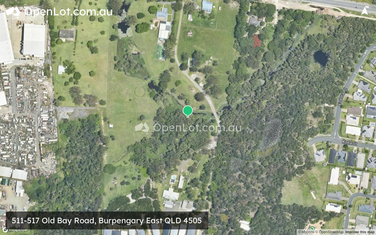 Satellite image for 511-517 Old Bay Road, Burpengary East QLD 4505