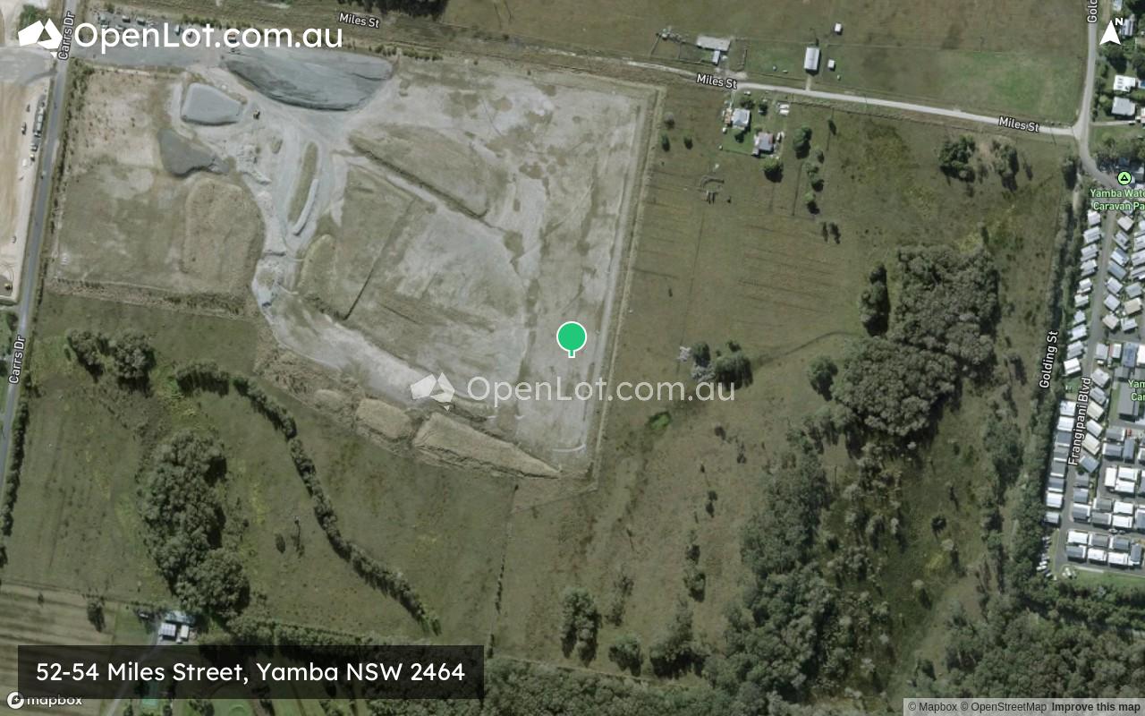 Satellite image for 52-54 Miles Street, Yamba NSW 2464