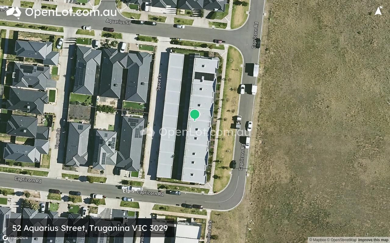 Satellite image for 52 Aquarius Street, Truganina VIC 3029