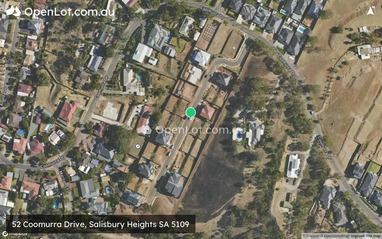 Satellite image for 52 Coomurra Drive, Salisbury Heights SA 5109