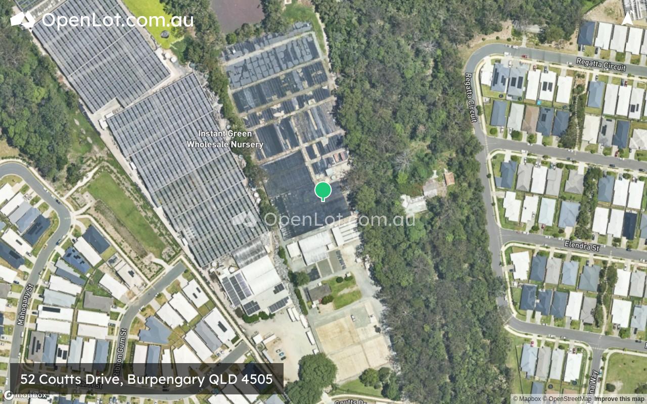 Satellite image for 52 Coutts Drive, Burpengary QLD 4505