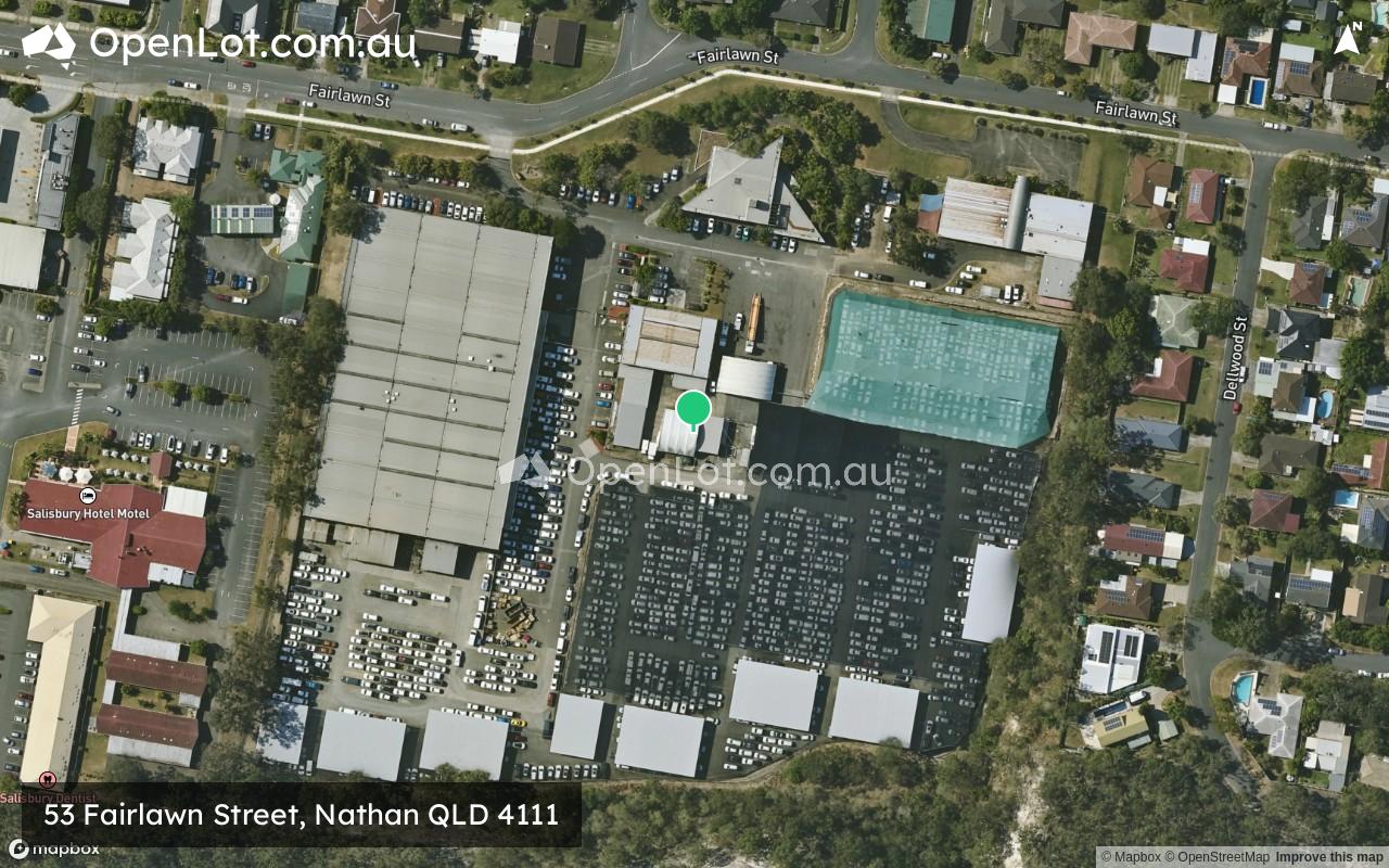 Satellite image for 53 Fairlawn Street, Nathan QLD 4111