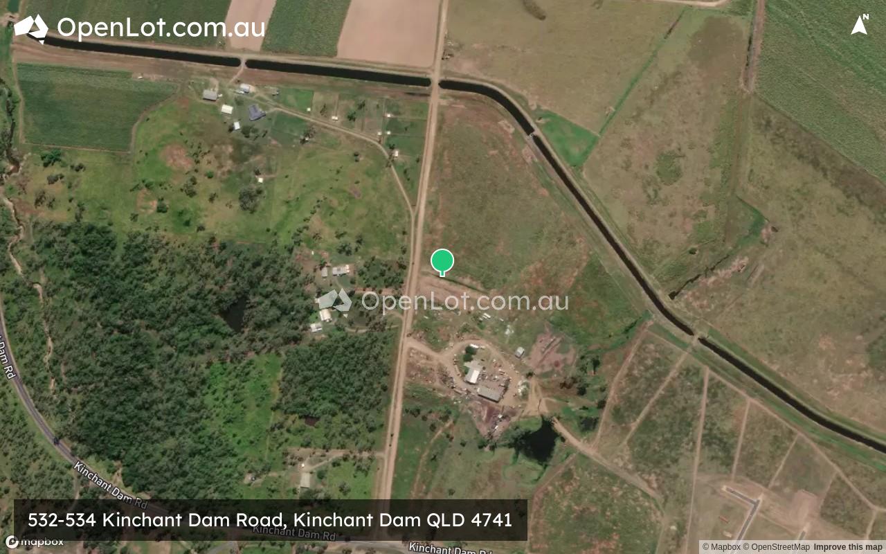 Satellite image for 532-534 Kinchant Dam Road, Kinchant Dam QLD 4741