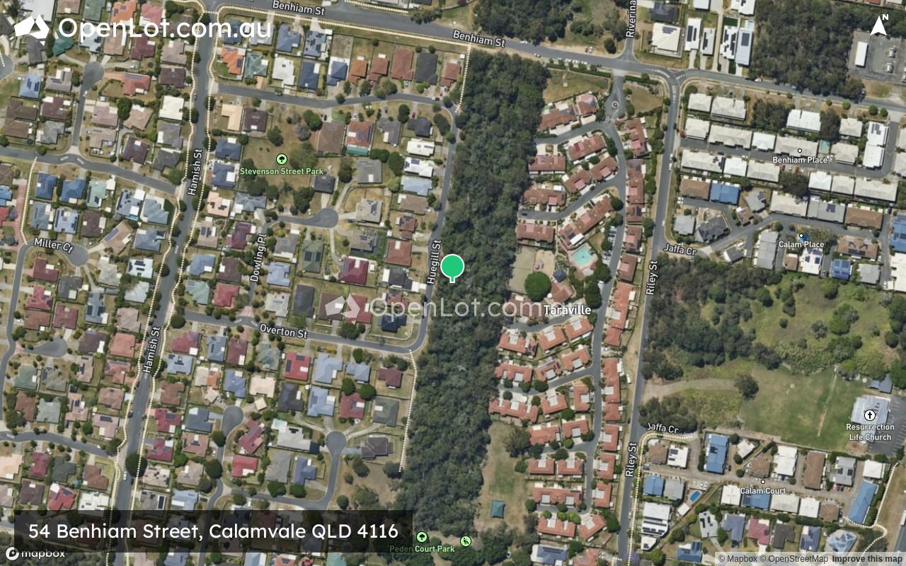 Satellite image for 54 Benhiam Street, Calamvale QLD 4116