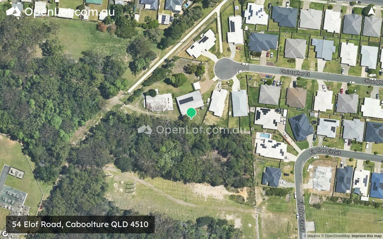Satellite image for 54 Elof Road, Caboolture QLD 4510