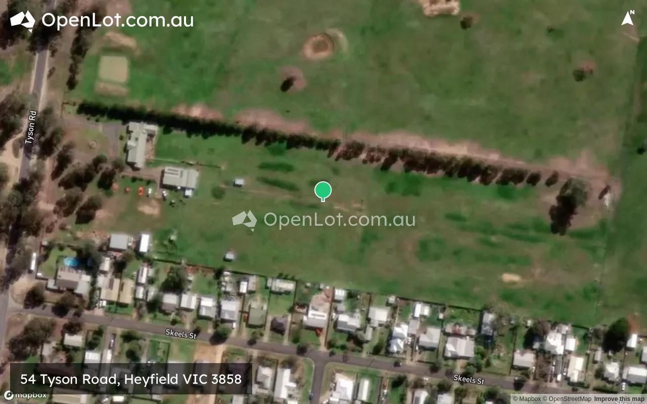 Satellite image for 54 Tyson Road, Heyfield VIC 3858