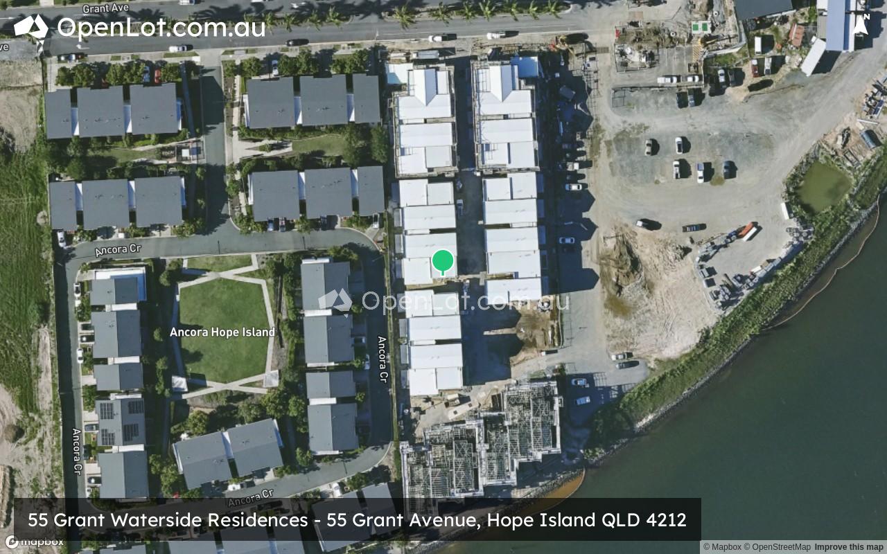 Satellite image for 55 Grant Waterside Residences - 55 Grant Avenue, Hope Island QLD 4212