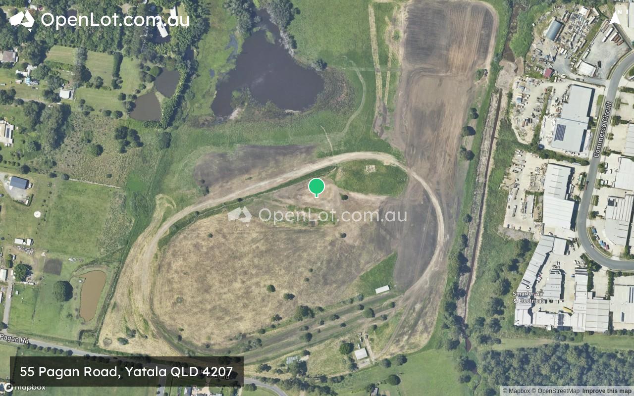 Satellite image for 55 Pagan Road, Yatala QLD 4207