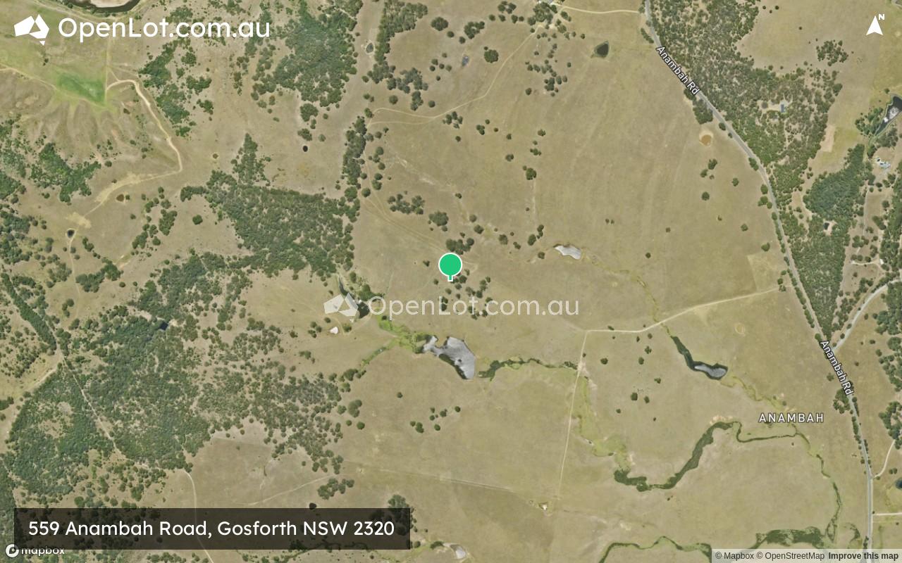 Satellite image for 559 Anambah Road, Gosforth NSW 2320