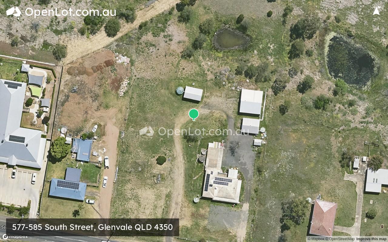 Satellite image for 577-585 South Street, Glenvale QLD 4350
