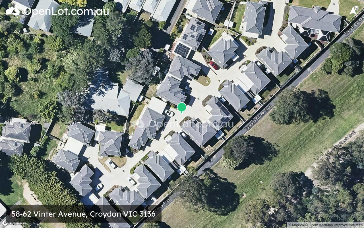 Satellite image for 58-62 Vinter Avenue, Croydon VIC 3136