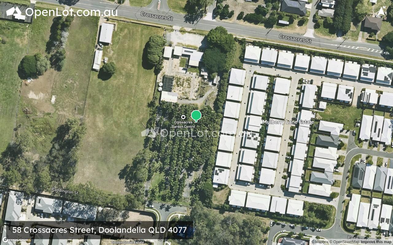 Satellite image for 58 Crossacres Street, Doolandella QLD 4077