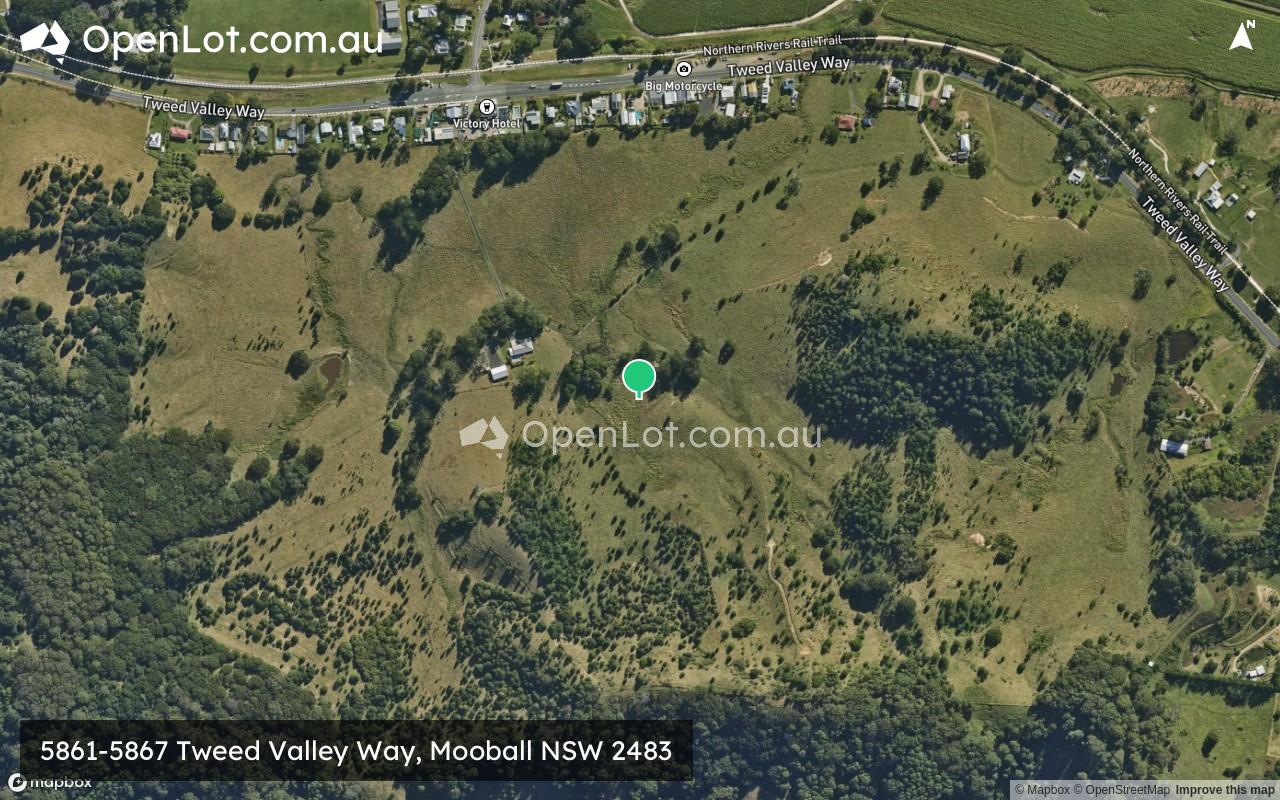 Satellite image for 5861-5867 Tweed Valley Way, Mooball NSW 2483