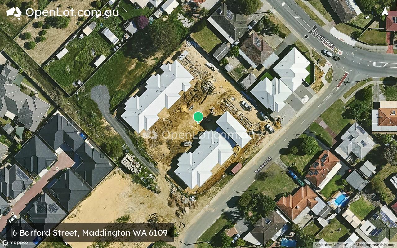 Satellite image for 6 Barford Street, Maddington WA 6109