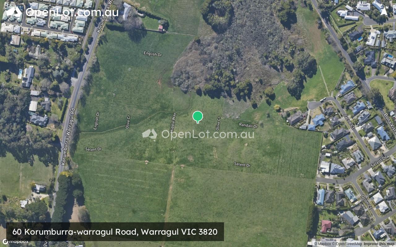 Satellite image for 60 Korumburra-warragul Road, Warragul VIC 3820