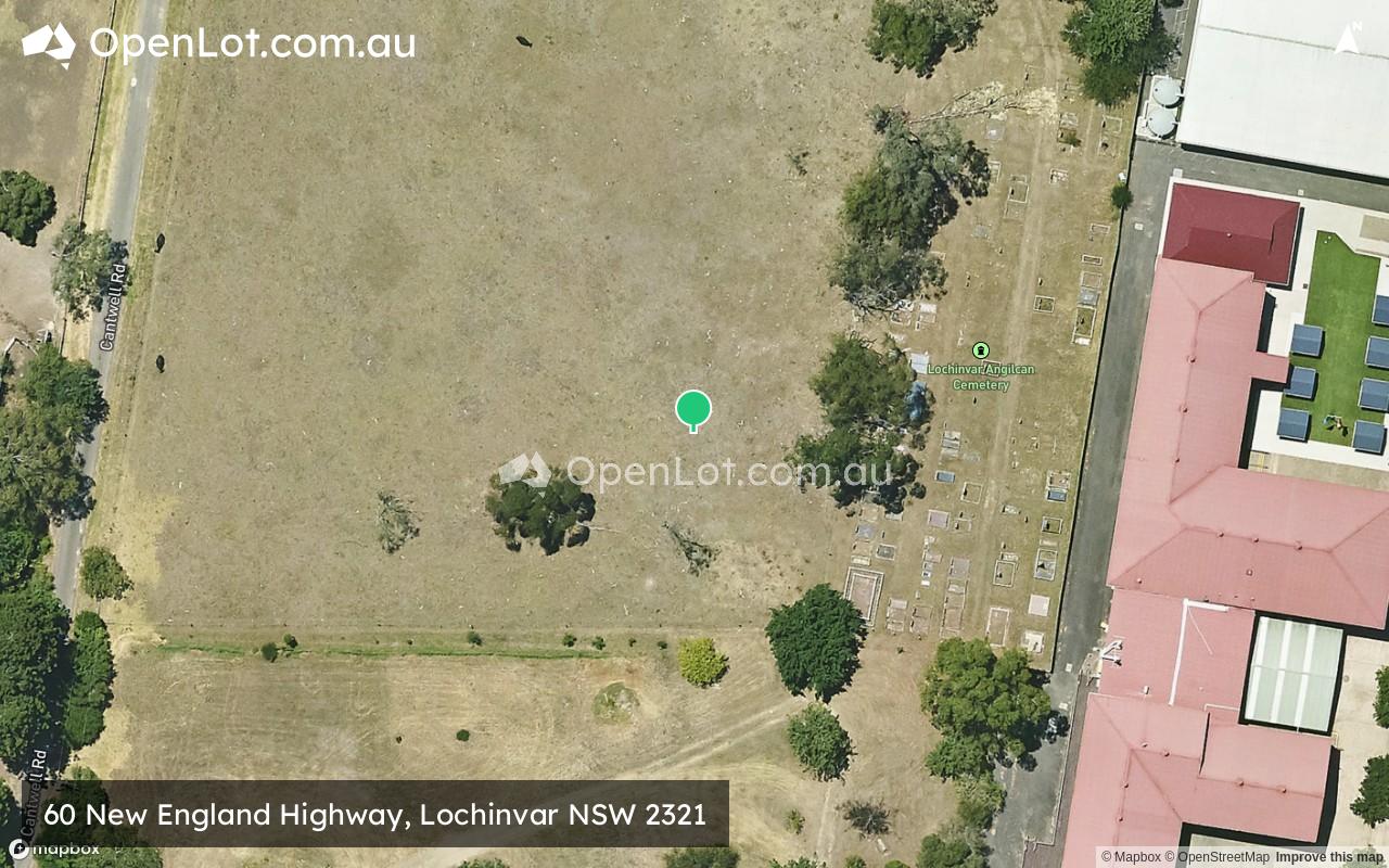 Satellite image for 60 New England Highway, Lochinvar NSW 2321