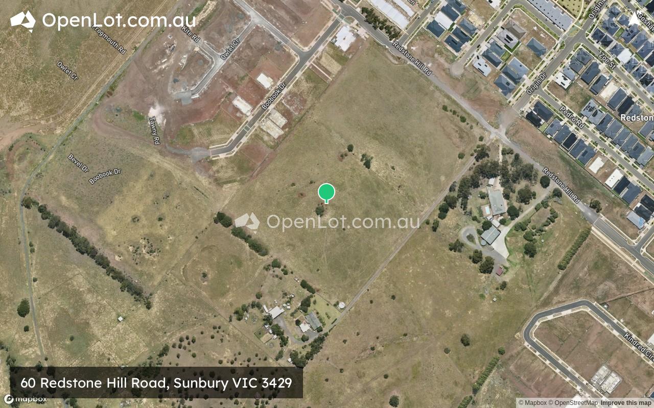 Satellite image for 60 Redstone Hill Road, Sunbury VIC 3429