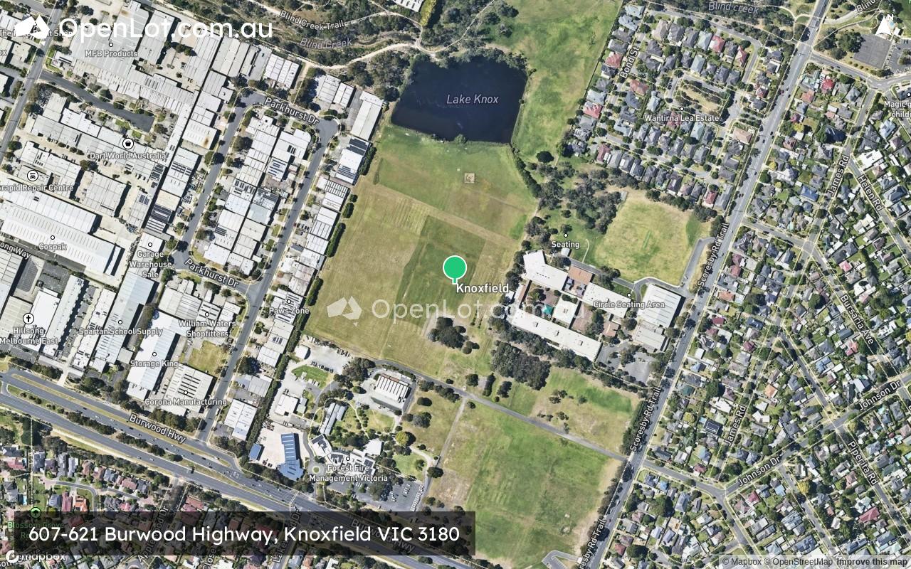Satellite image for 607-621 Burwood Highway, Knoxfield VIC 3180