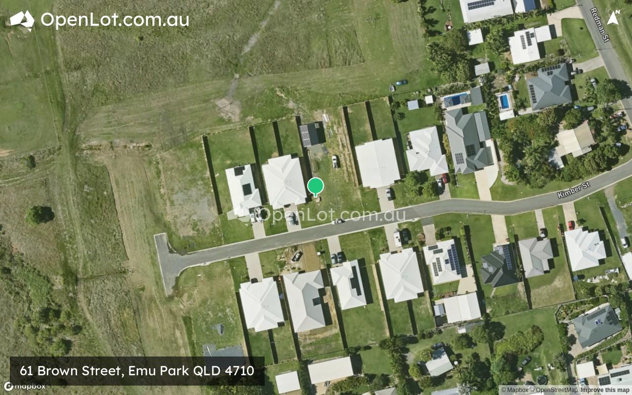 Satellite image for 61 Brown Street, Emu Park QLD 4710