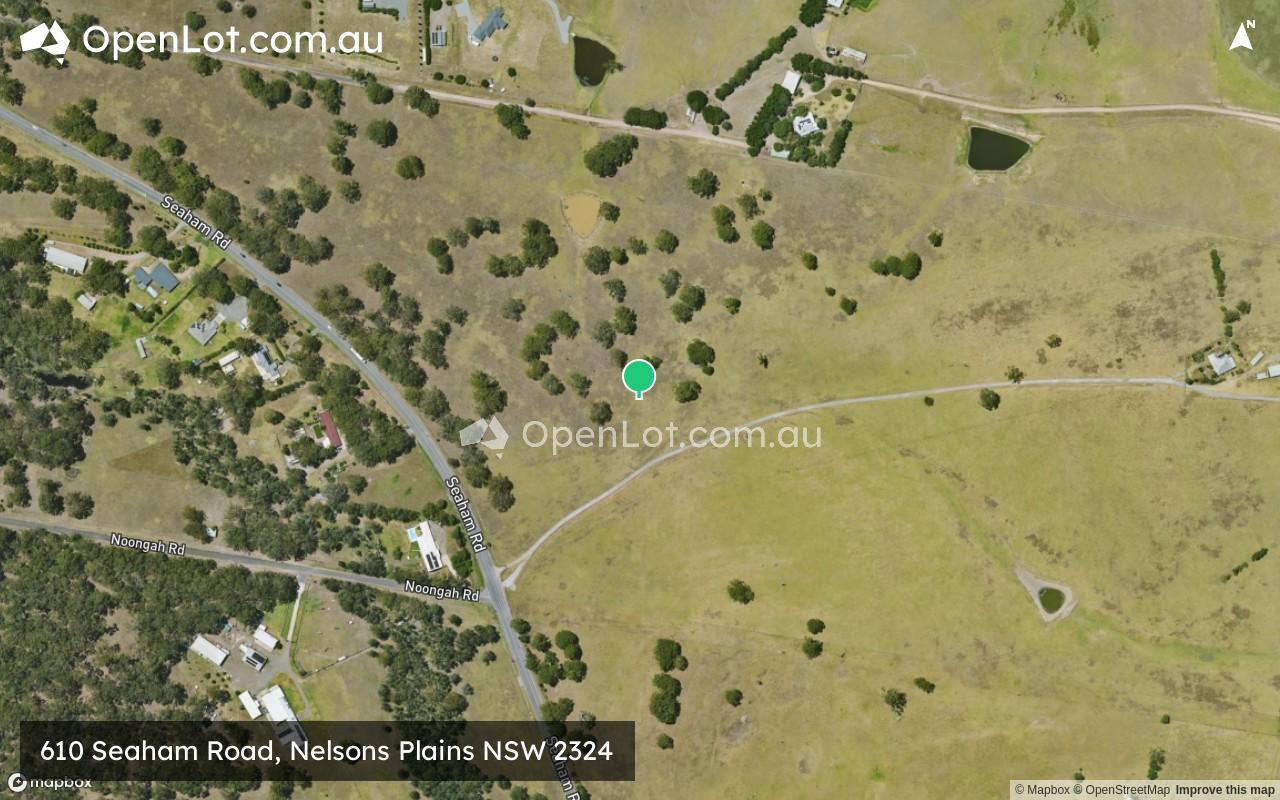 Satellite image for 610 Seaham Road, Nelsons Plains NSW 2324