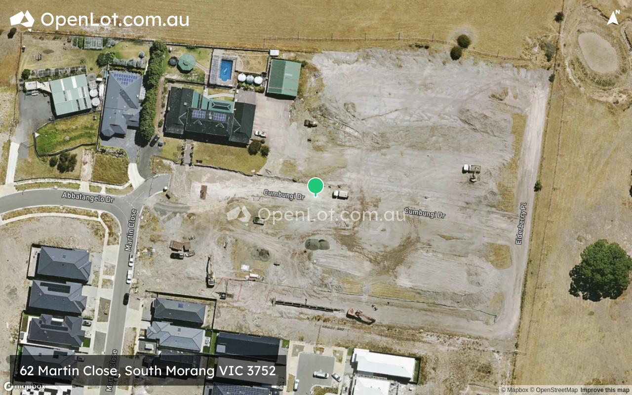 Satellite image for 62 Martin Close, South Morang VIC 3752