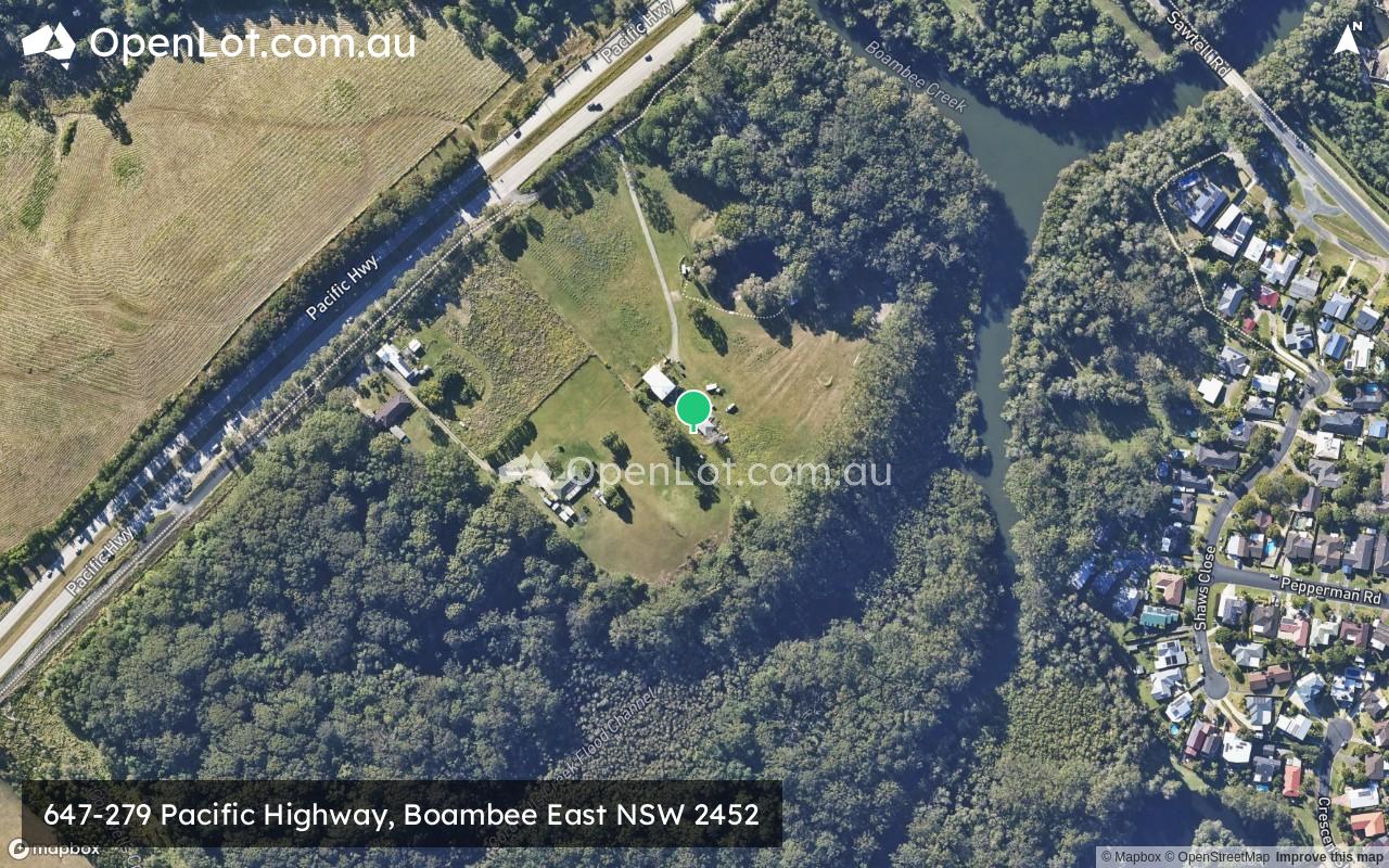Satellite image for 647-279 Pacific Highway, Boambee East NSW 2452