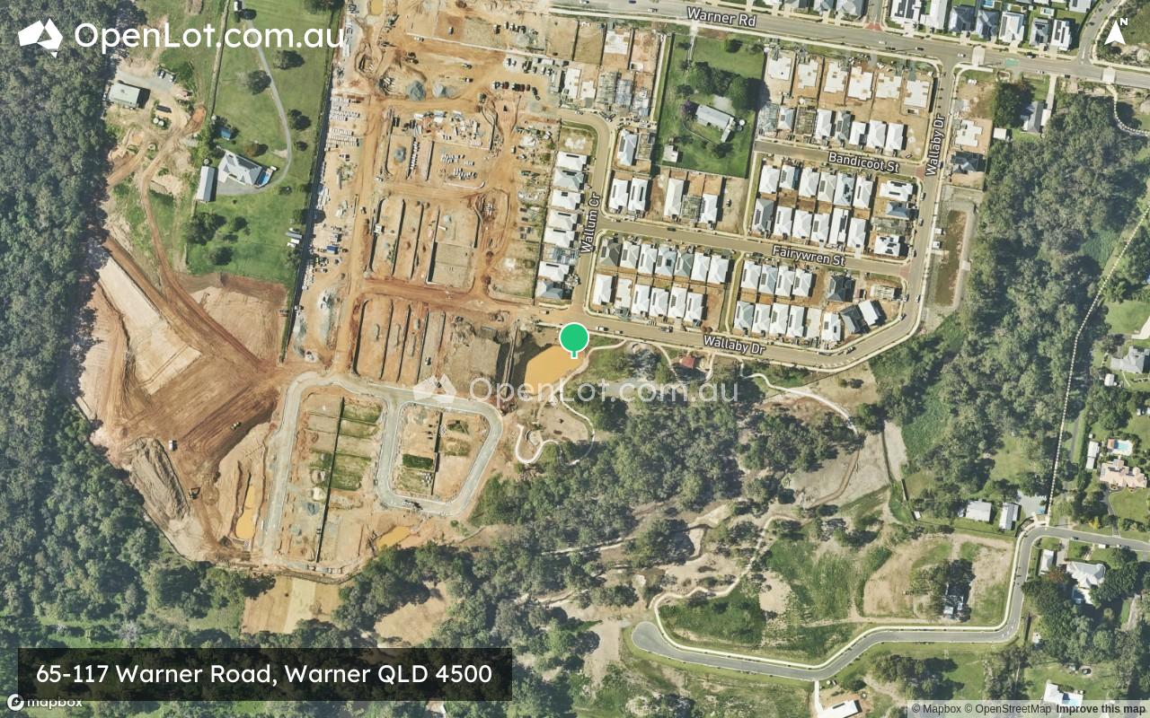 Satellite image for 65-117 Warner Road, Warner QLD 4500