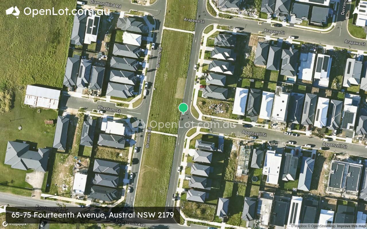 Satellite image for 65-75 Fourteenth Avenue, Austral NSW 2179
