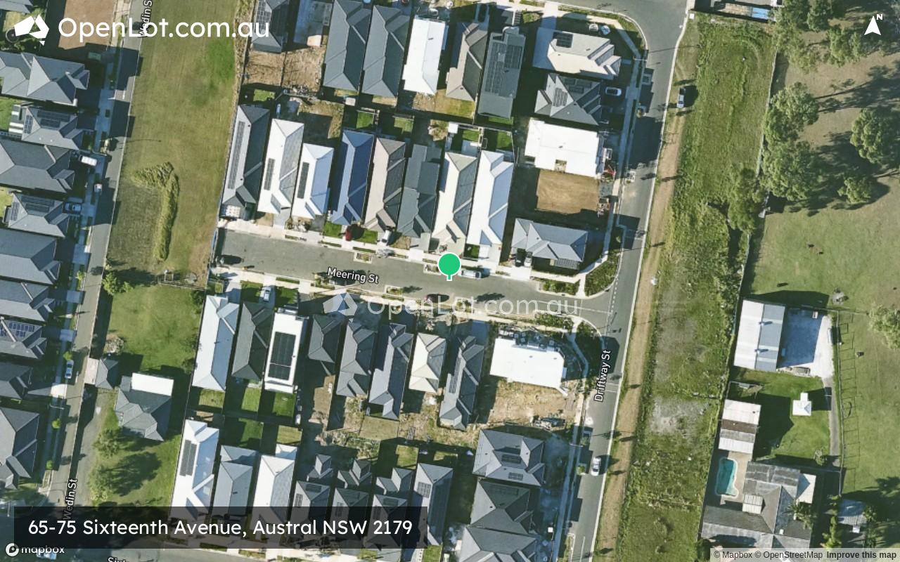 Satellite image for 65-75 Sixteenth Avenue, Austral NSW 2179