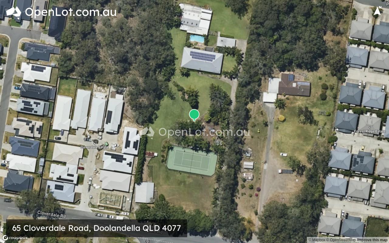 Satellite image for 65 Cloverdale Road, Doolandella QLD 4077