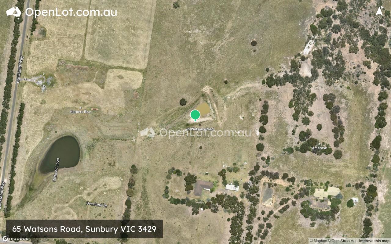 Satellite image for 65 Watsons Road, Sunbury VIC 3429