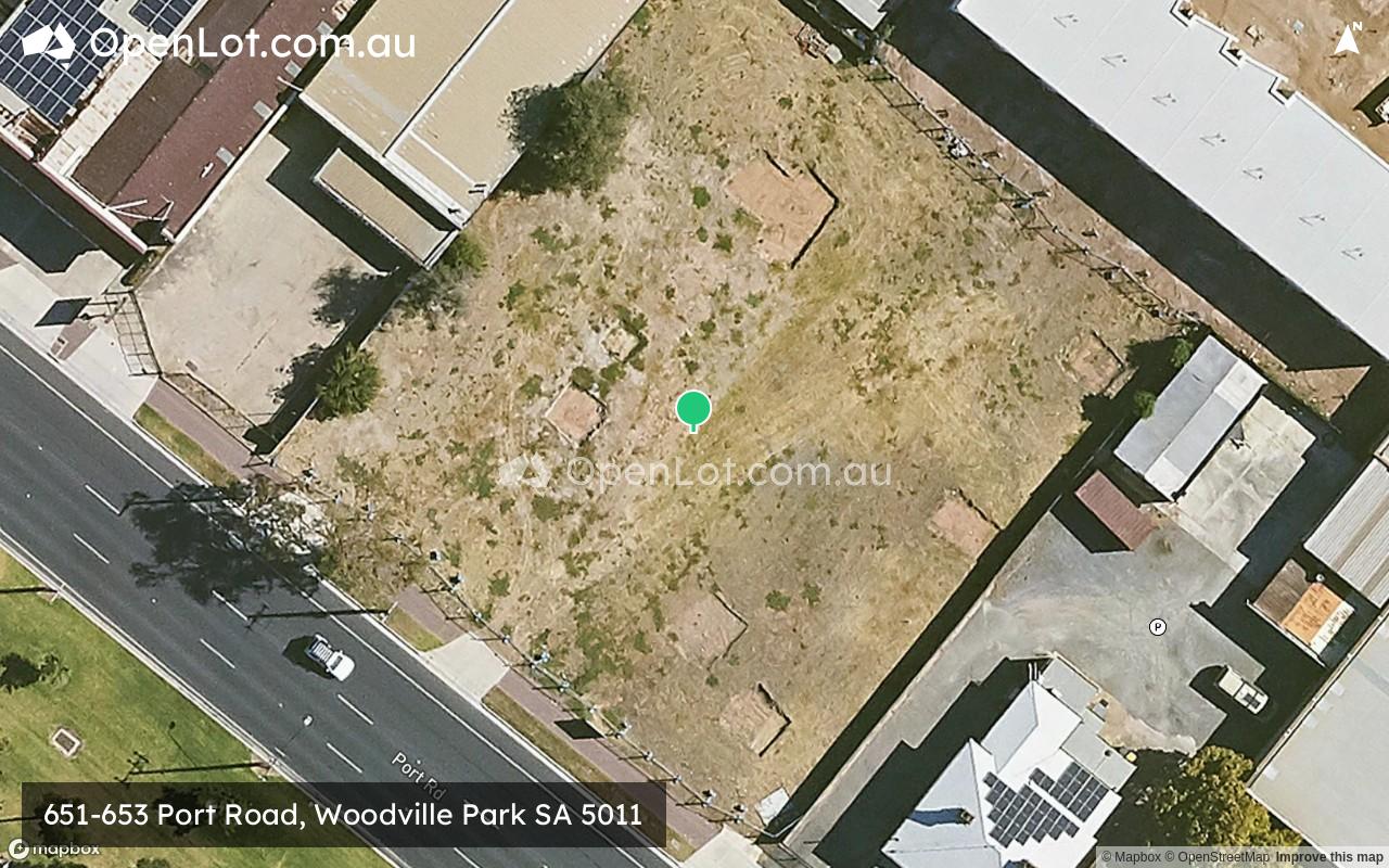 Satellite image for 651-653 Port Road, Woodville Park SA 5011