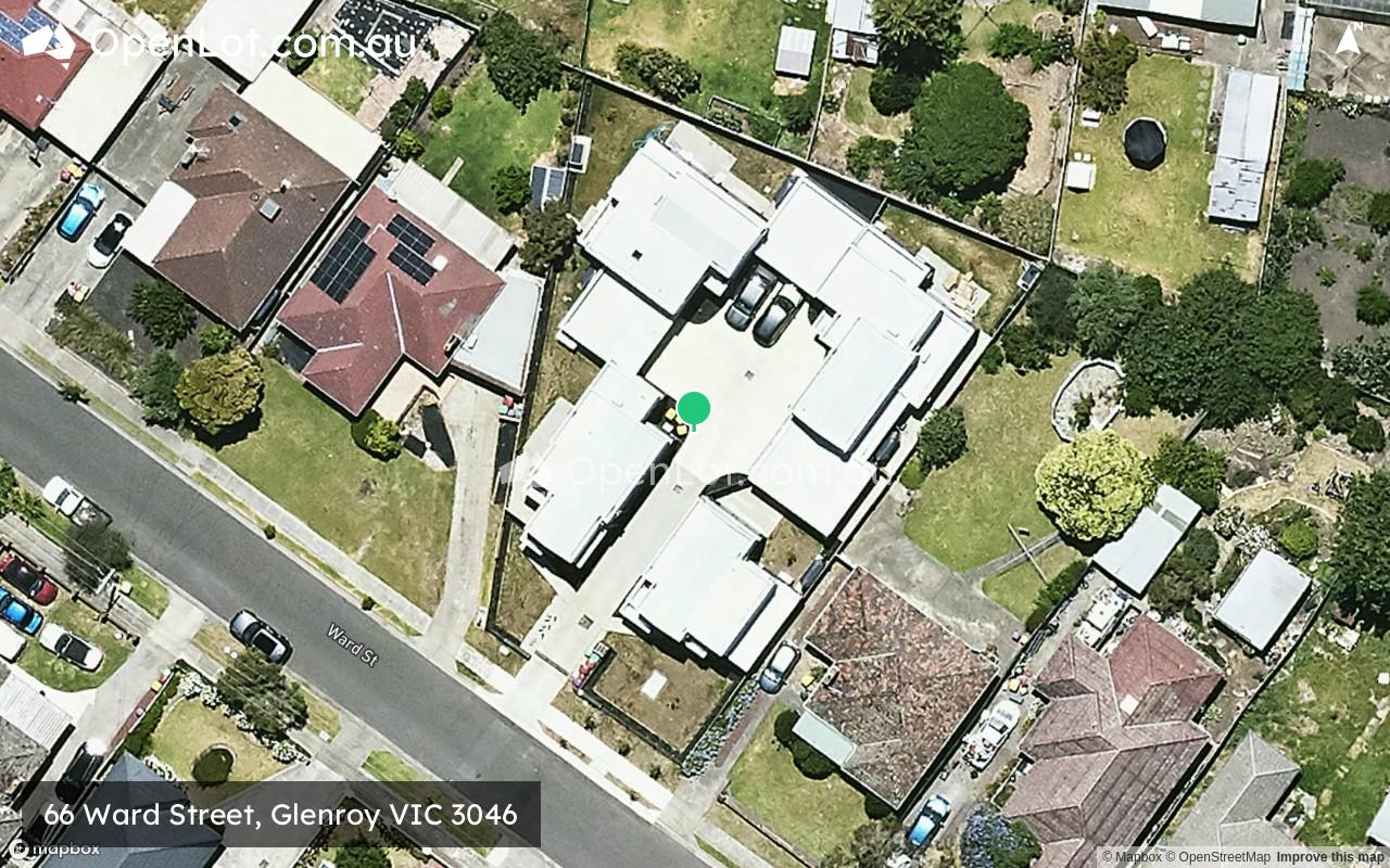 Satellite image for 66 Ward Street, Glenroy VIC 3046