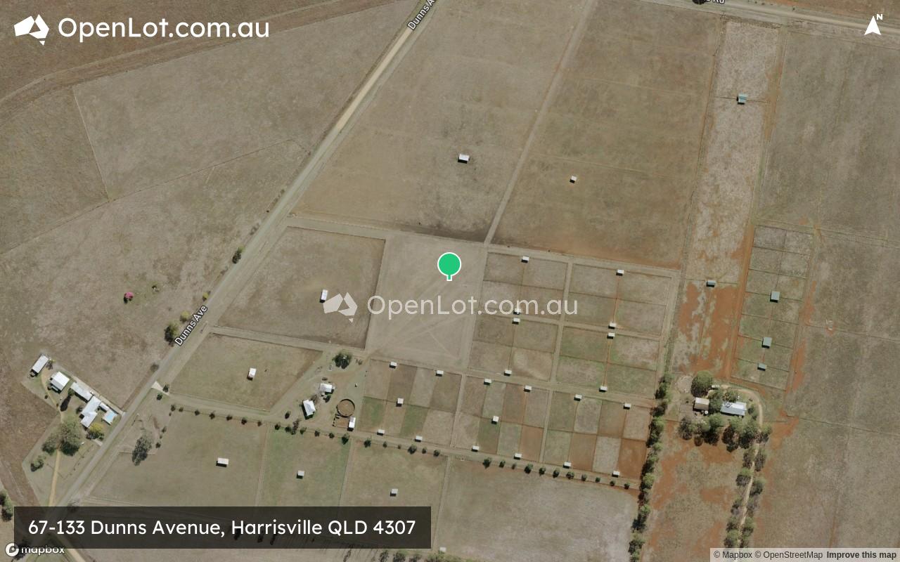 Satellite image for 67-133 Dunns Avenue, Harrisville QLD 4307