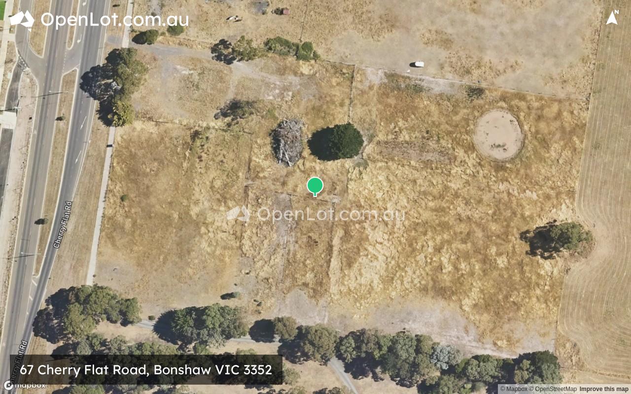 Satellite image for 67 Cherry Flat Road, Bonshaw VIC 3352