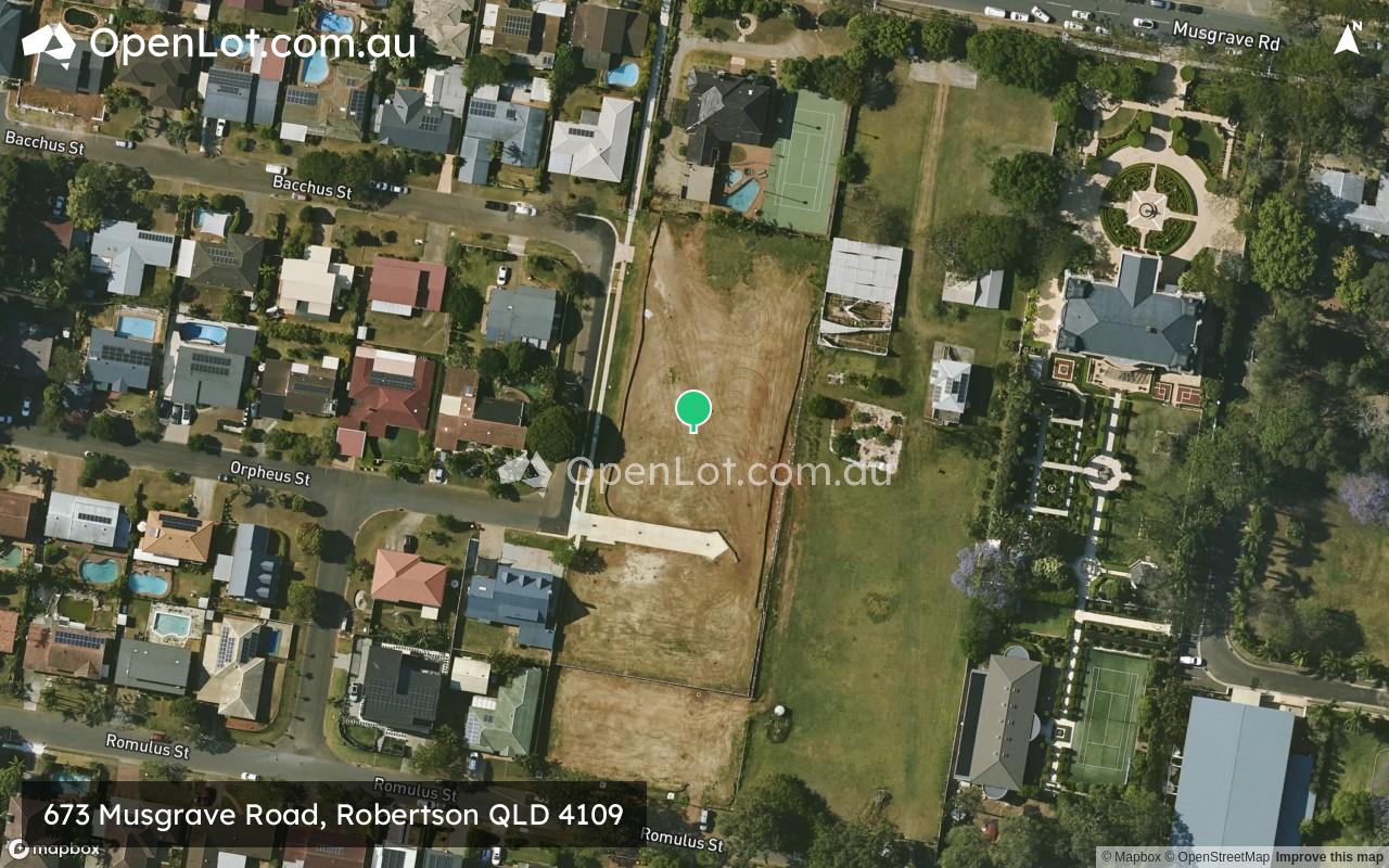 Satellite image for 673 Musgrave Road, Robertson QLD 4109