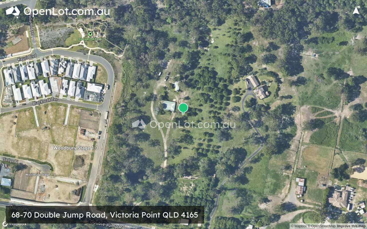 Satellite image for 68-70 Double Jump Road, Victoria Point QLD 4165