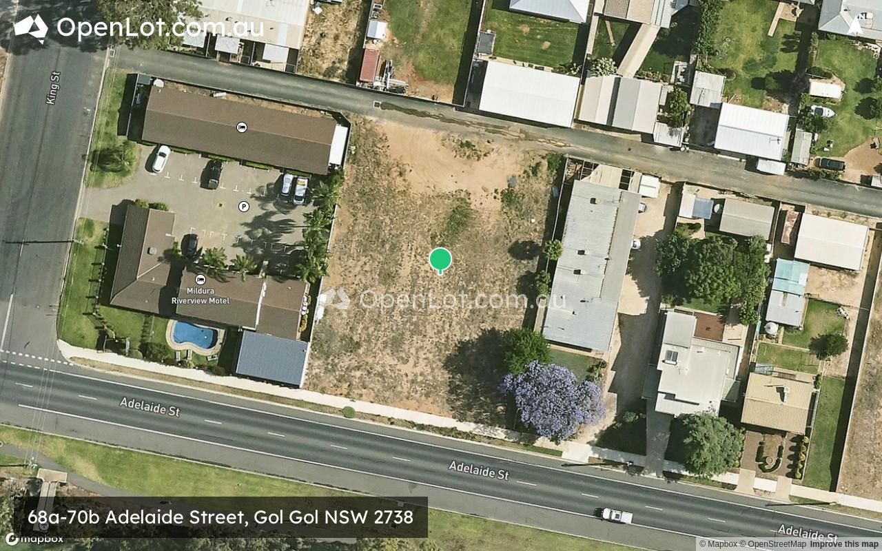 Satellite image for 68a-70b Adelaide Street, Gol Gol NSW 2738