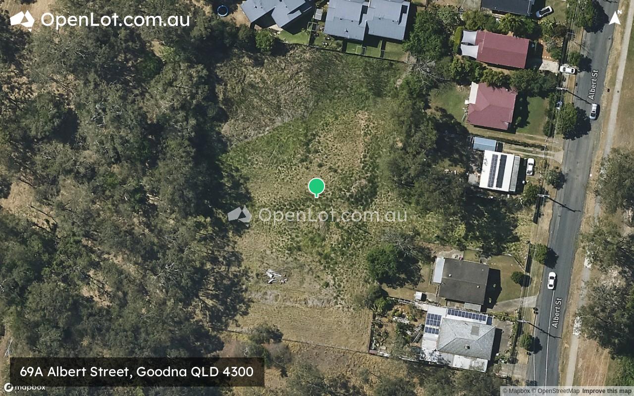 Satellite image for 69A Albert Street, Goodna QLD 4300
