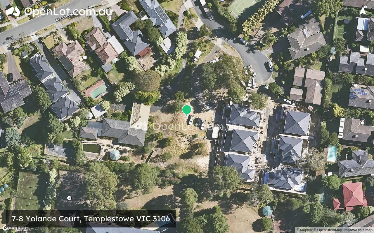 Satellite image for 7-8 Yolande Court, Templestowe VIC 3106