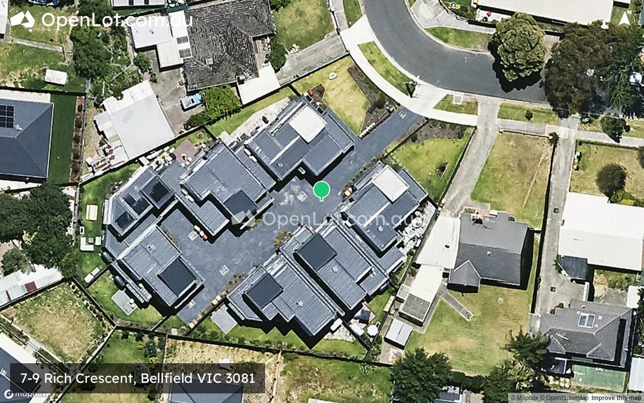 Satellite image for 7-9 Rich Crescent, Bellfield VIC 3081