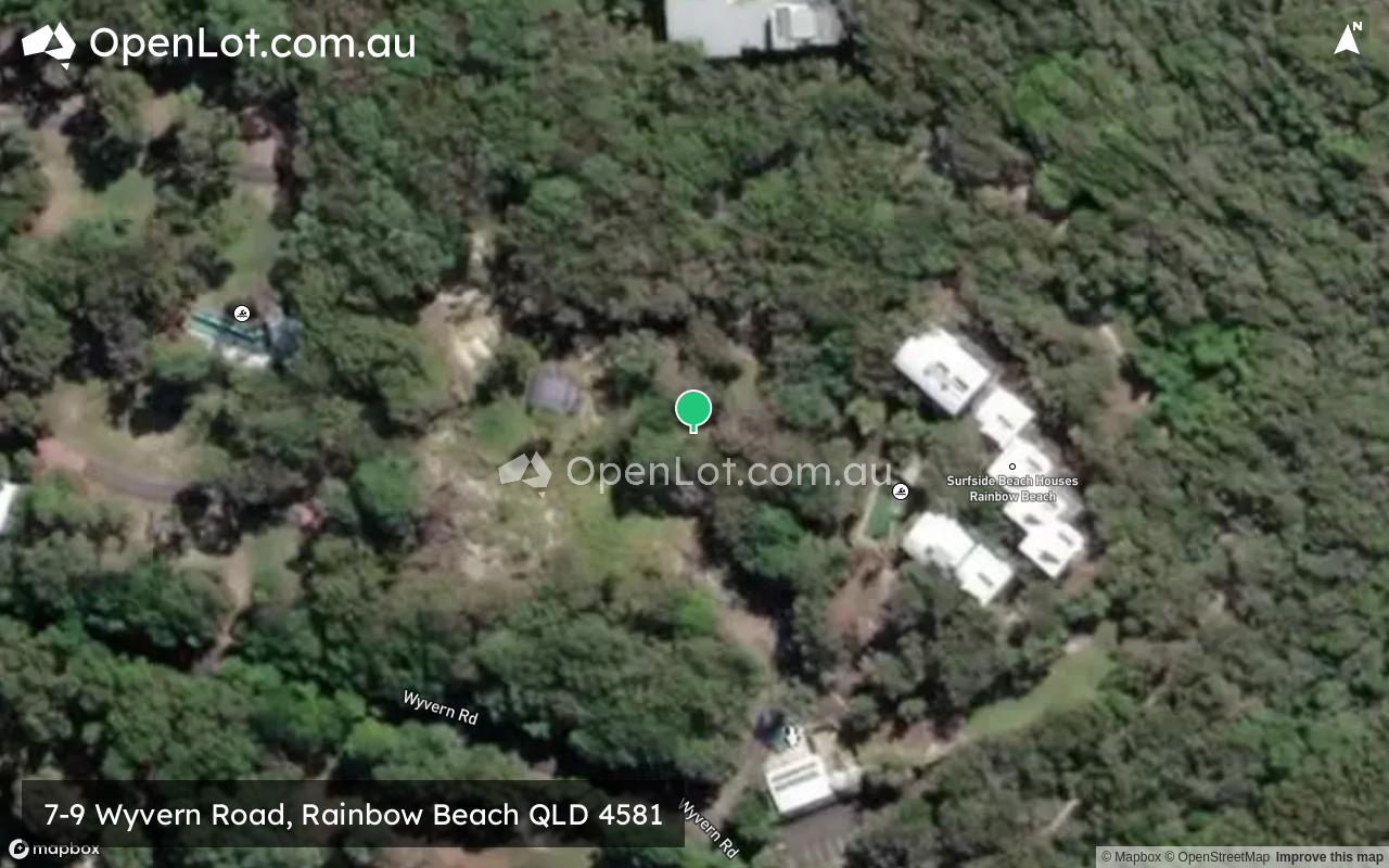 Satellite image for 7-9 Wyvern Road, Rainbow Beach QLD 4581