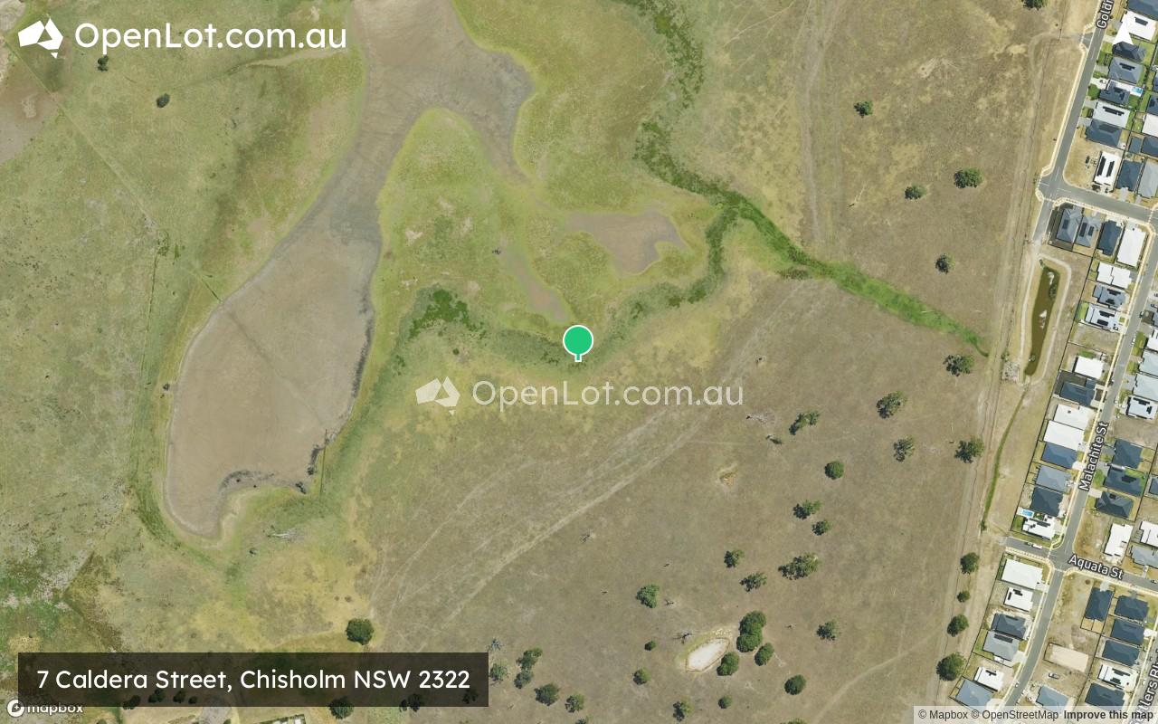 Satellite image for 7 Caldera Street, Chisholm NSW 2322