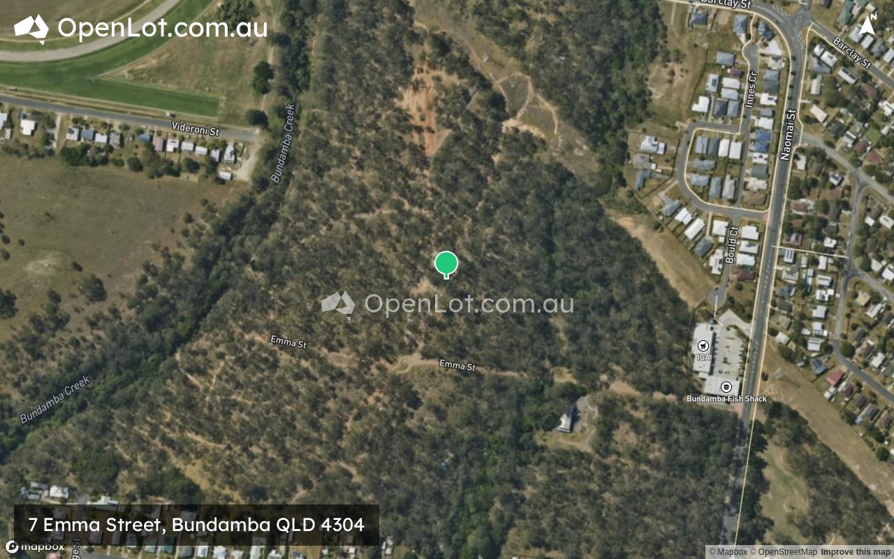 Satellite image for 7 Emma Street, Bundamba QLD 4304