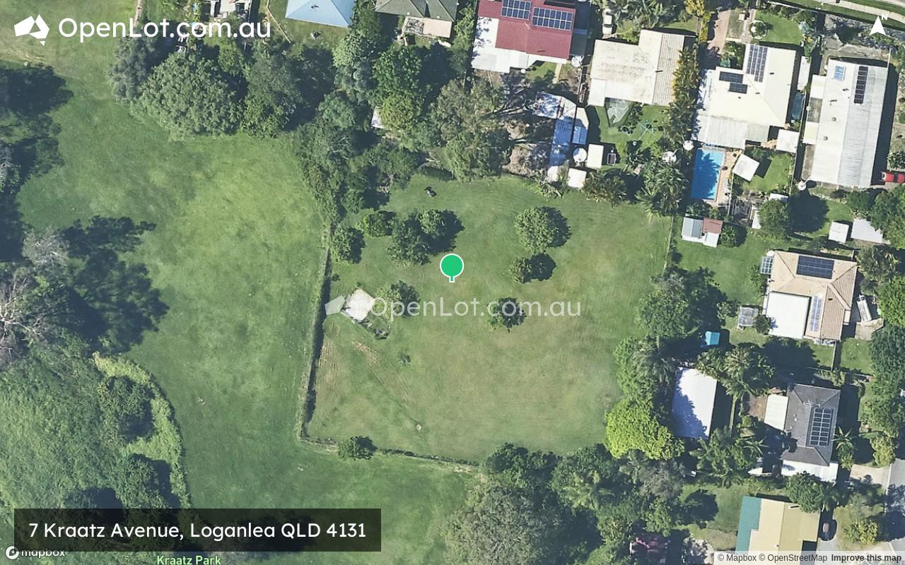 Satellite image for 7 Kraatz Avenue, Loganlea QLD 4131