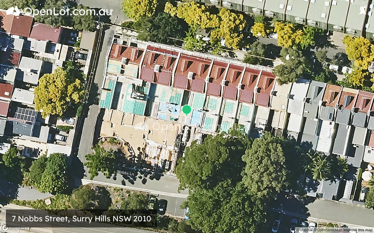 Satellite image for 7 Nobbs Street, Surry Hills NSW 2010