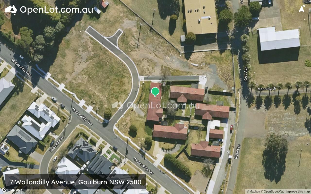 Satellite image for 7 Wollondilly Avenue, Goulburn NSW 2580