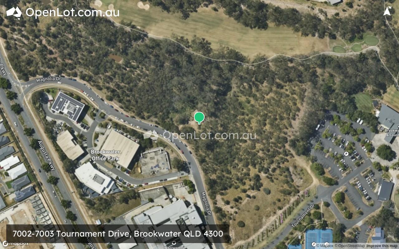 Satellite image for 7002-7003 Tournament Drive, Brookwater QLD 4300